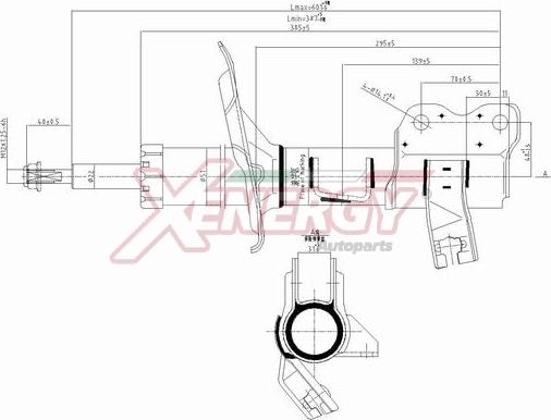 AP XENERGY X363334 - Amortizators www.autospares.lv