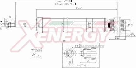 AP XENERGY X309553 - Amortizators autospares.lv