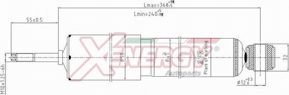 AP XENERGY X309344 - Amortizators www.autospares.lv