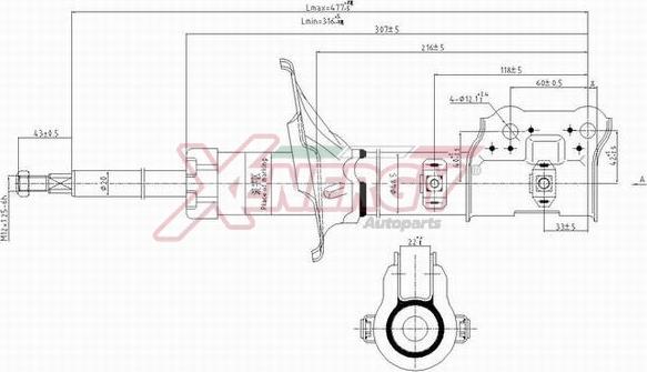 AP XENERGY X304333 - Amortizators autospares.lv