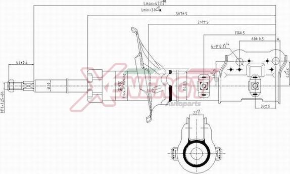 AP XENERGY X305333 - Amortizators www.autospares.lv