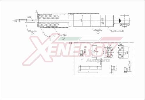 AP XENERGY X306553 - Amortizators autospares.lv