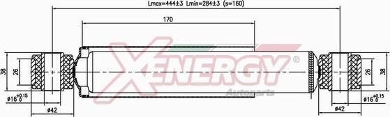 AP XENERGY X303444 - Amortizators www.autospares.lv