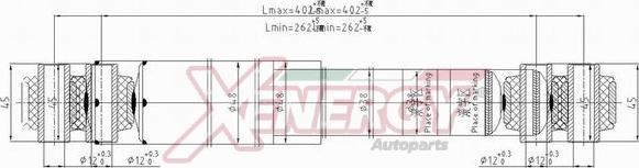 AP XENERGY X303443 - Amortizators www.autospares.lv