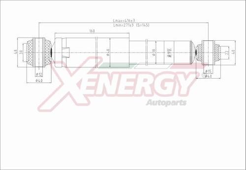 AP XENERGY X307343 - Амортизатор www.autospares.lv