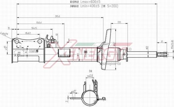 AP XENERGY X330334 - Shock Absorber www.autospares.lv