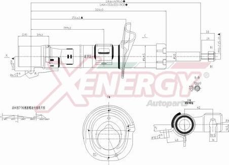 AP XENERGY X379333 - Амортизатор www.autospares.lv