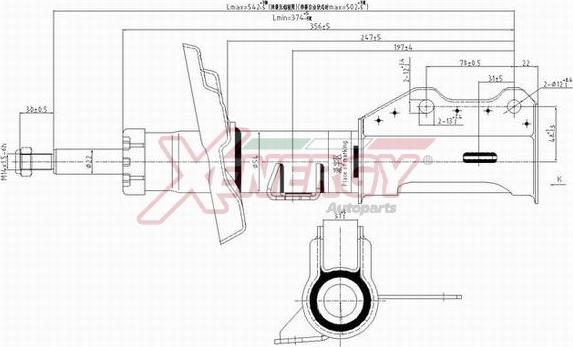 AP XENERGY X373339 - Amortizators www.autospares.lv