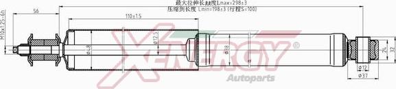 AP XENERGY X293443 - Amortizators www.autospares.lv