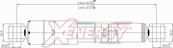 AP XENERGY X292343 - Amortizators www.autospares.lv