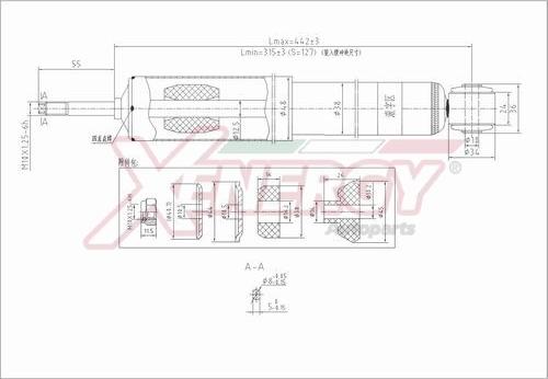 AP XENERGY X265343 - Amortizators autospares.lv