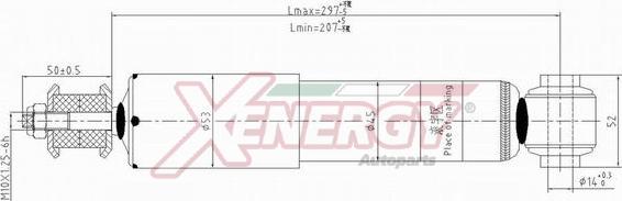 AP XENERGY X261344 - Amortizators autospares.lv