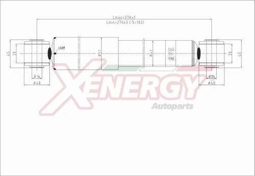 AP XENERGY X237341 - Amortizators www.autospares.lv