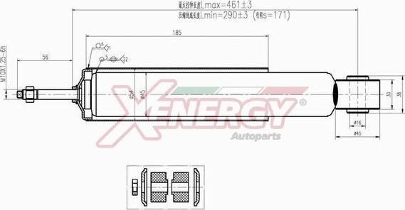 AP XENERGY X223344 - Amortizators autospares.lv