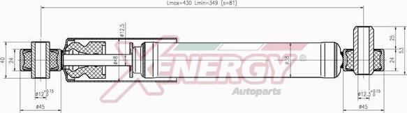 AP XENERGY X273343 - Amortizators autospares.lv