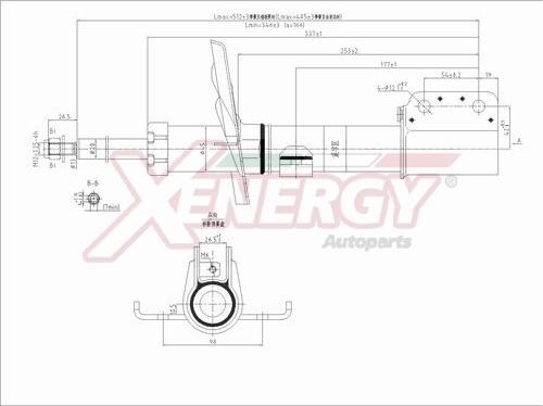 AP XENERGY X744633 - Amortizators autospares.lv