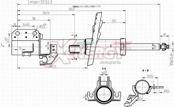 AP XENERGY X747333 - Амортизатор www.autospares.lv