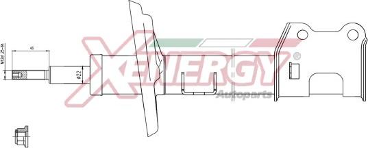 AP XENERGY X760339 - Shock Absorber www.autospares.lv