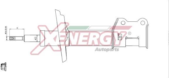 AP XENERGY X761339 - Shock Absorber www.autospares.lv