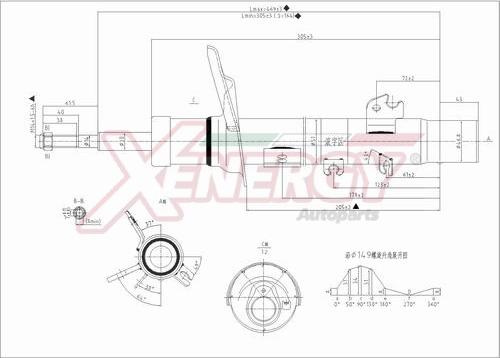 AP XENERGY X709339 - Amortizators www.autospares.lv