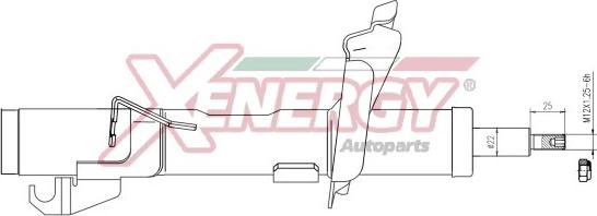 AP XENERGY X700334 - Amortizators autospares.lv