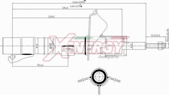 AP XENERGY X700333 - Amortizators autospares.lv