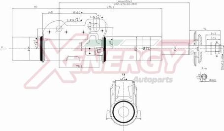 AP XENERGY X702331 - Амортизатор www.autospares.lv