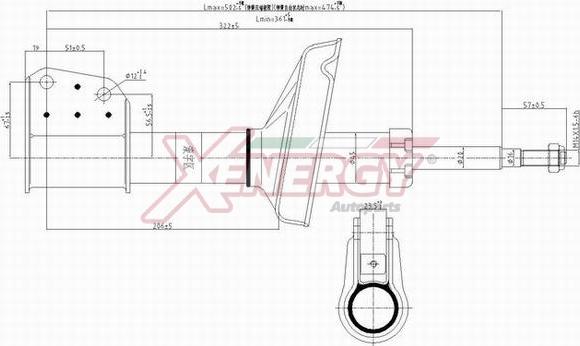 AP XENERGY X707633 - Amortizators autospares.lv