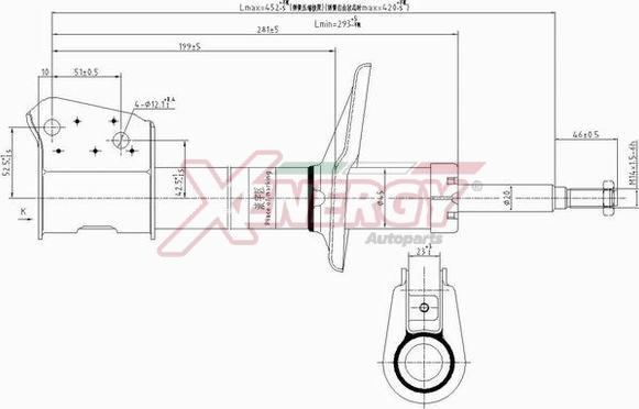 AP XENERGY X714333 - Amortizators autospares.lv