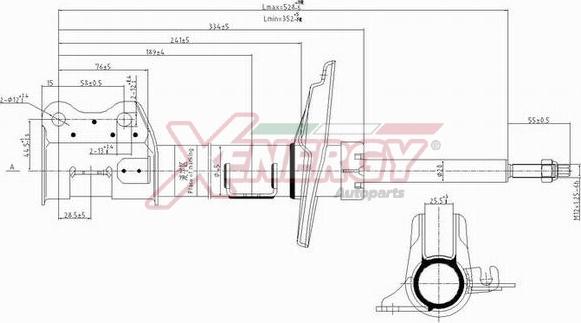 AP XENERGY X716339 - Амортизатор www.autospares.lv