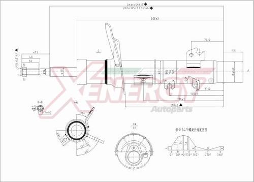 AP XENERGY X710339 - Amortizators www.autospares.lv