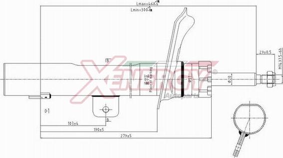 AP XENERGY X736333 - Shock Absorber www.autospares.lv