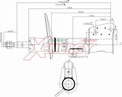 AP XENERGY X724333 - Amortizators autospares.lv