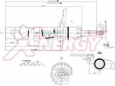 AP XENERGY X721339 - Amortizators www.autospares.lv