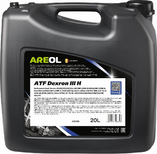 Areol AR099 - Power Steering Oil www.autospares.lv