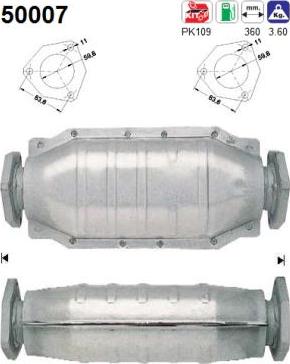 AS 50007 - Katalizators www.autospares.lv