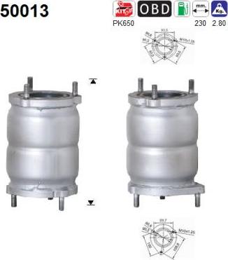 AS 50013 - Katalizators www.autospares.lv