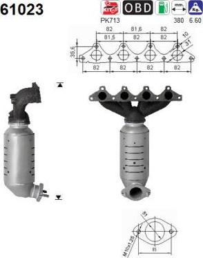 AS 61023 - Katalizators www.autospares.lv