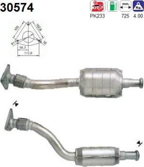 AS 30574 - Katalizators www.autospares.lv