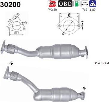 AS 30200 - Katalizators www.autospares.lv