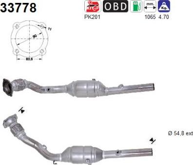 AS 33778 - Katalizators www.autospares.lv