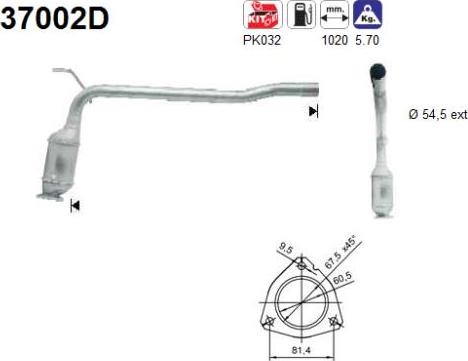 AS 37002D - Katalizators www.autospares.lv