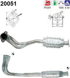 AS 20051 - Katalizators autospares.lv