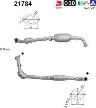 AS 21784 - Katalizators www.autospares.lv