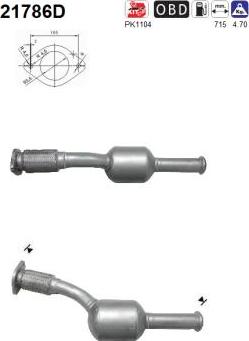 AS 21786D - Katalizators www.autospares.lv