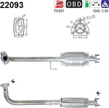 AS 22093 - Katalizators autospares.lv