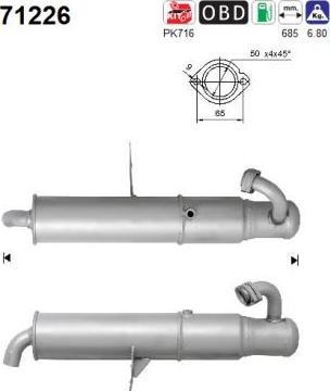 AS 71226 - Катализатор www.autospares.lv