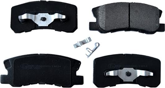 ASAM 55356 - Brake Pad Set, disc brake www.autospares.lv