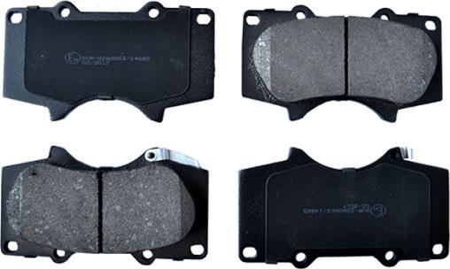 ASAM 55358 - Brake Pad Set, disc brake www.autospares.lv