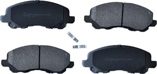 ASAM 55383 - Brake Pad Set, disc brake www.autospares.lv